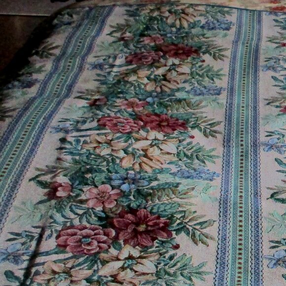 2 for $25.00          52"  x72" Tapestry Tablecloth- Gorgeous! - Picture 1 of 5
